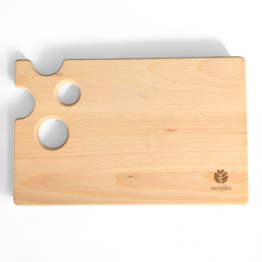 Beech Wood Cheese Board | Sustainable Wood Cheese Charcuterie Board, Chopping Board-1