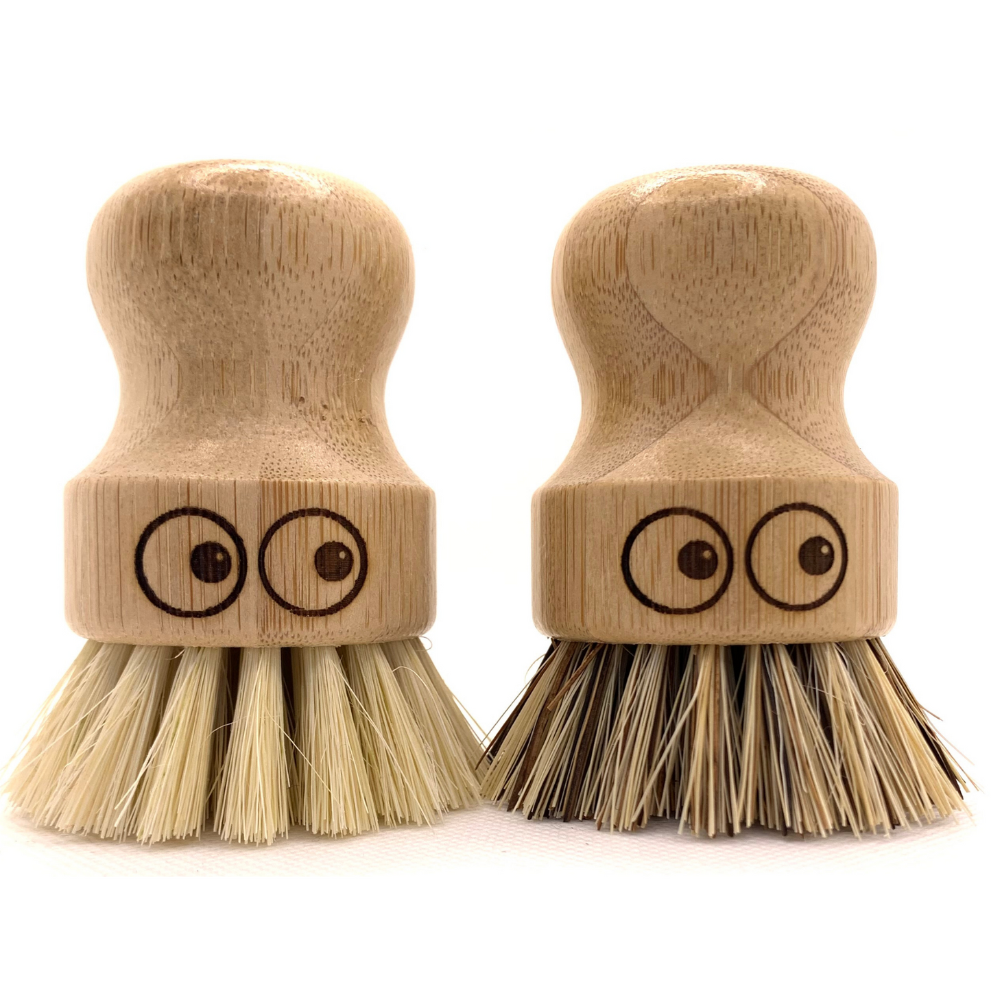 Sustainable Bamboo Cheeky Pot Scrubbers | Natural Wooden Quirky Kitchen Washing Up Cleaning Scrubbing Brushes-1